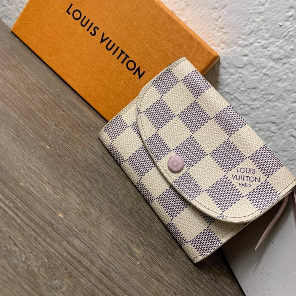 Louis Vuitton Damier Azur Rosalie Coin Wallet